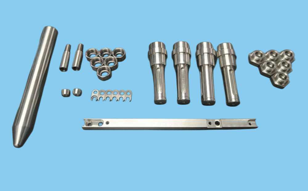 MACHINED PARTS:	STAINLESS STEEL